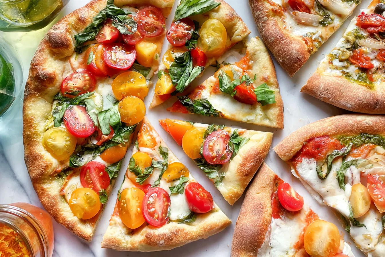 Delicious Homemade Pizza Fresh Out of the Oven