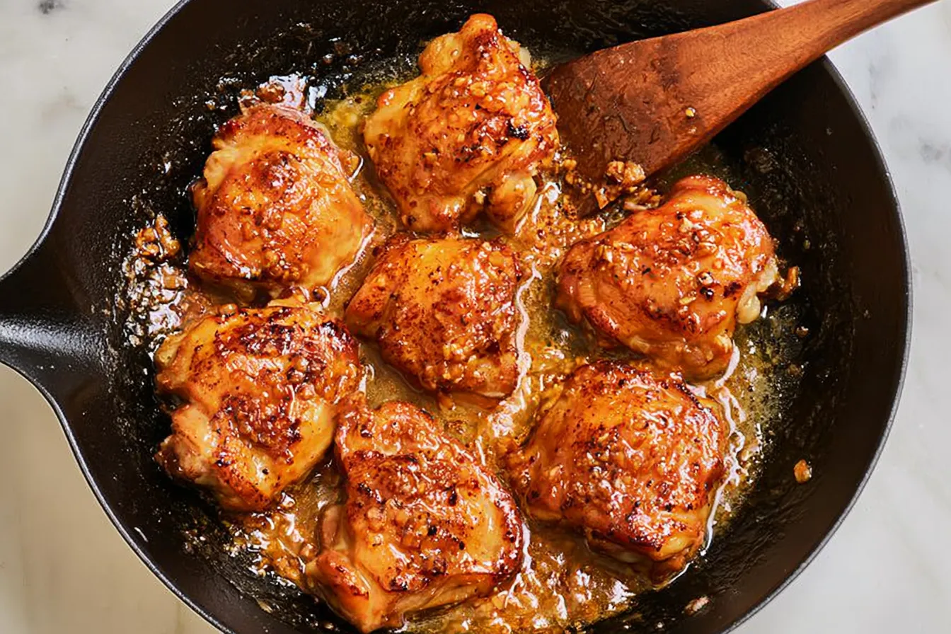 Honey Garlic Chicken Thighs
