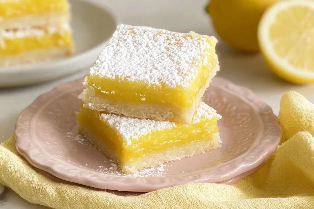 Delicious Homemade Lemon Bars