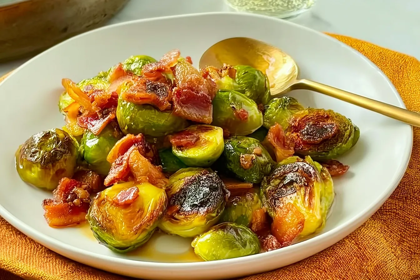 Maple Bacon Brussels Sprouts