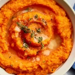 Delicious Mashed Sweet Potatoes Ready to Serve