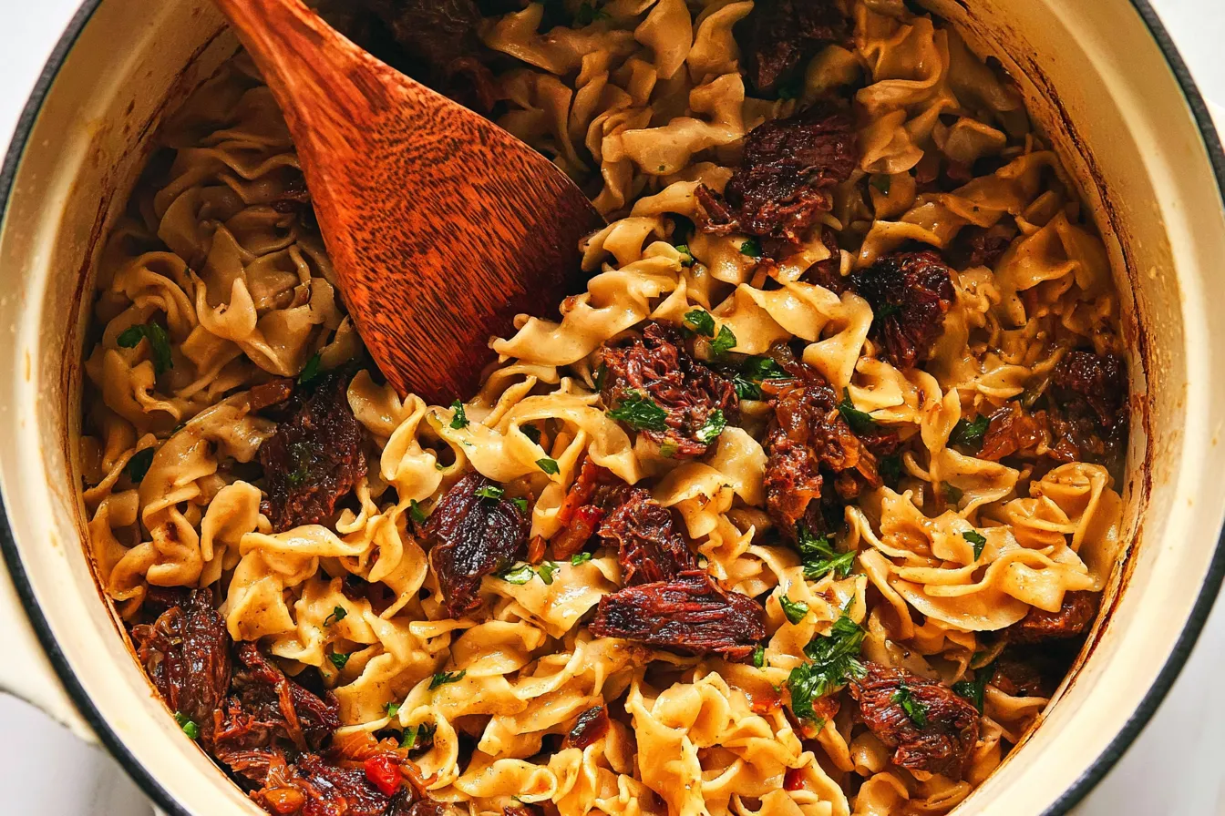 One Pot Beef and Noodles