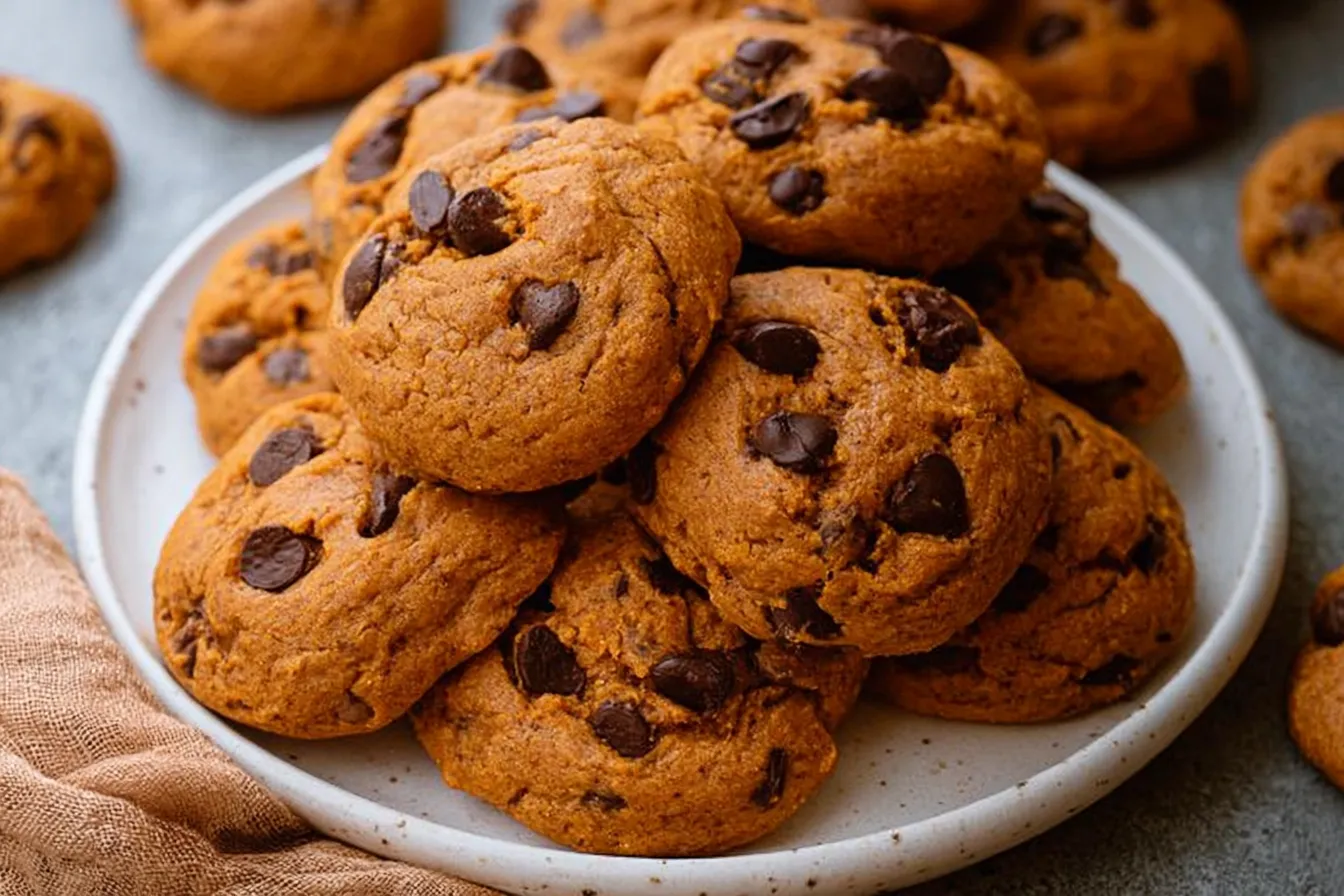 Pumpkin Chocolate Chip Cookies