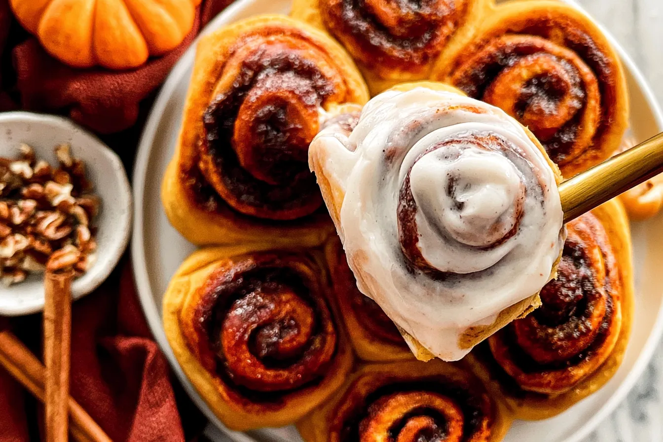 Pumpkin Cinnamon Rolls