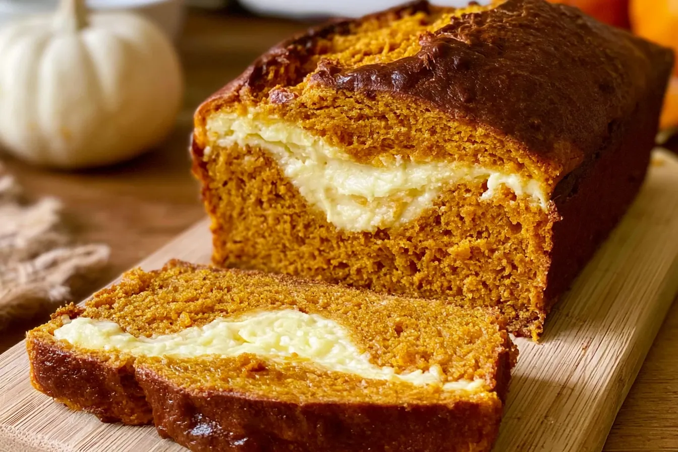 Pumpkin Cream Cheese Bread