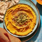 Creamy Pumpkin Hummus with Spices