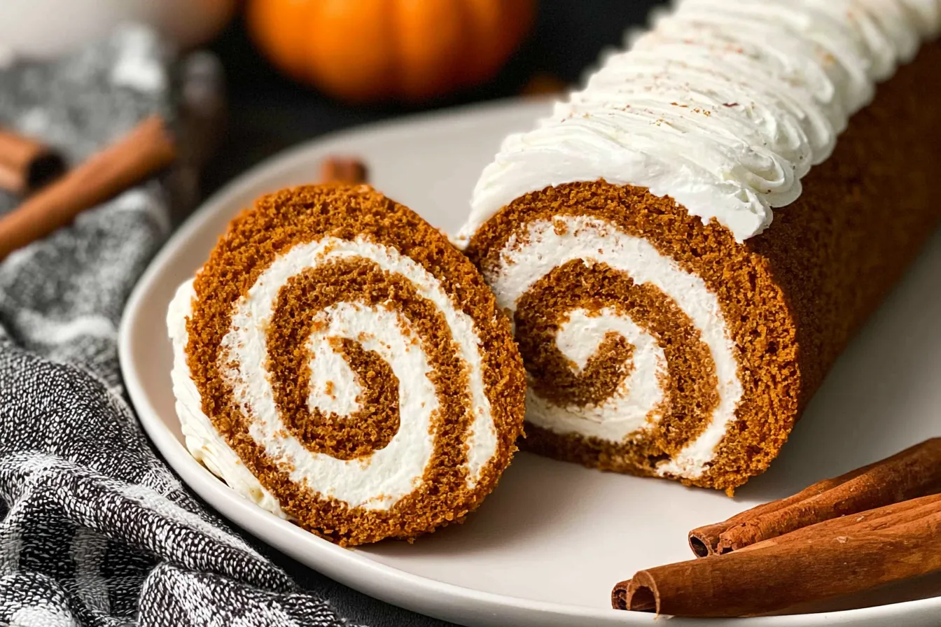 Pumpkin Roll Cake
