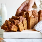 Delicious Pumpkin Spice Bread Slice on a Plate
