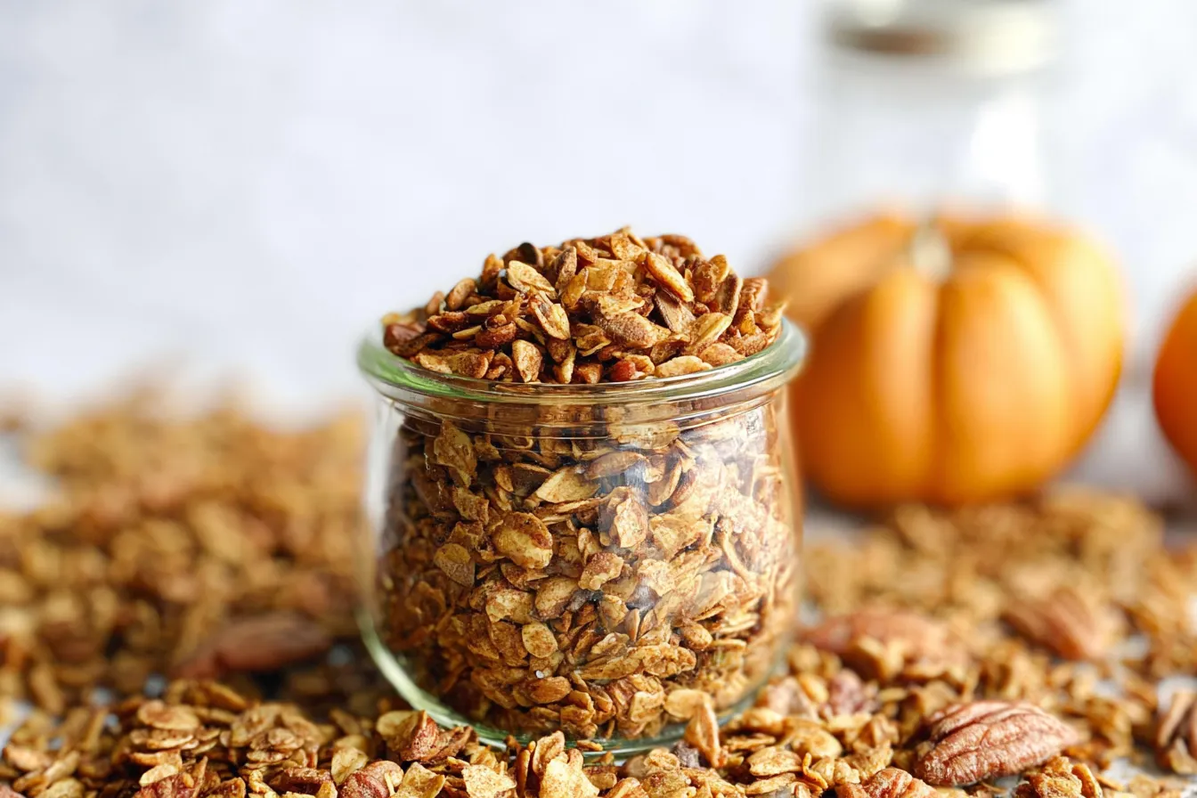 Delicious Pumpkin Spice Granola Ready to Enjoy