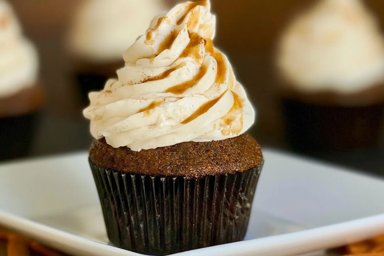 Pumpkin Spice Latte Cupcakes Freshly Baked