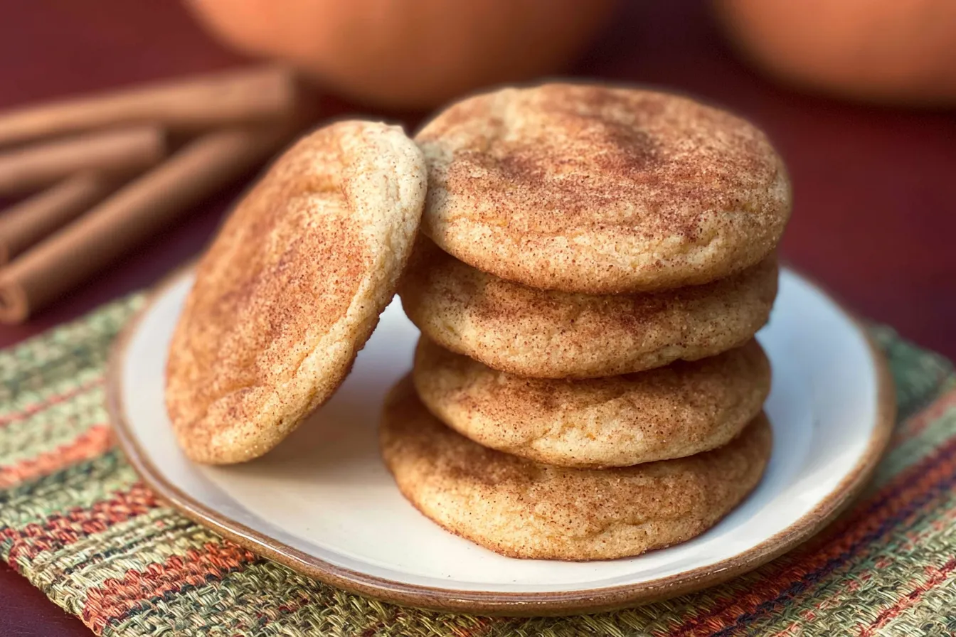 Delicious Pumpkin Spice Snickerdoodles Fresh Out of the Oven
