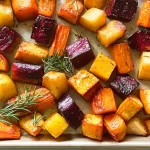 Delicious Roasted Root Vegetables Platter