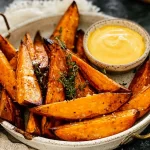 Delicious Roasted Sweet Potato Wedges