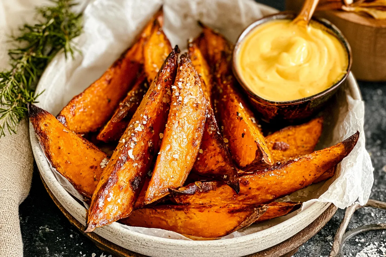 Roasted Sweet Potato Wedges