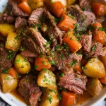 Delicious Slow Cooker Pot Roast with Vegetables