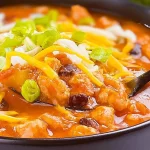 Bowl of Slow Cooker Turkey Chili