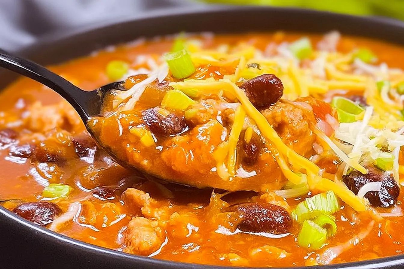 Slow Cooker Turkey Chili