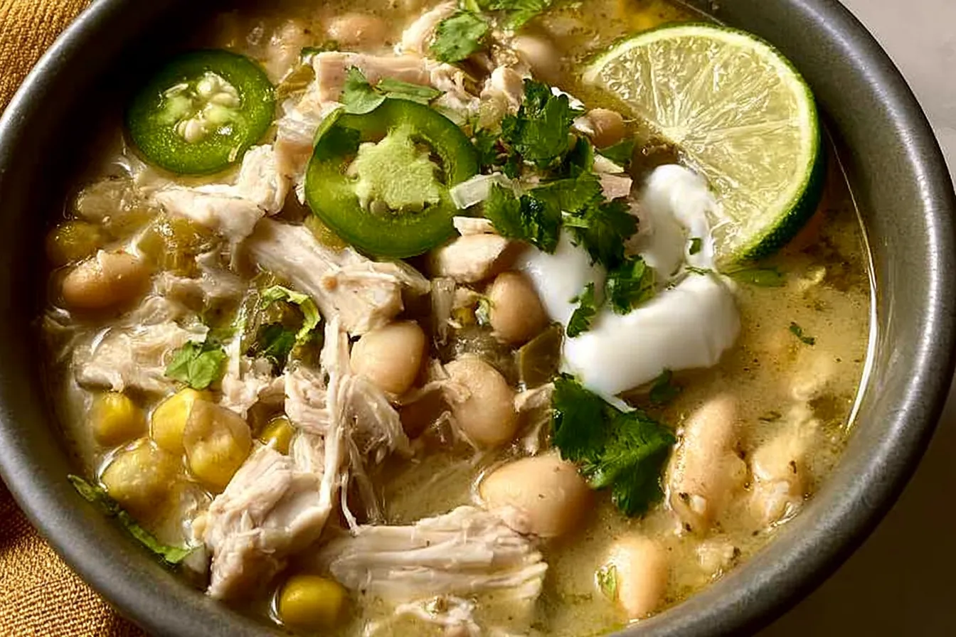 Slow Cooker White Chicken Chili