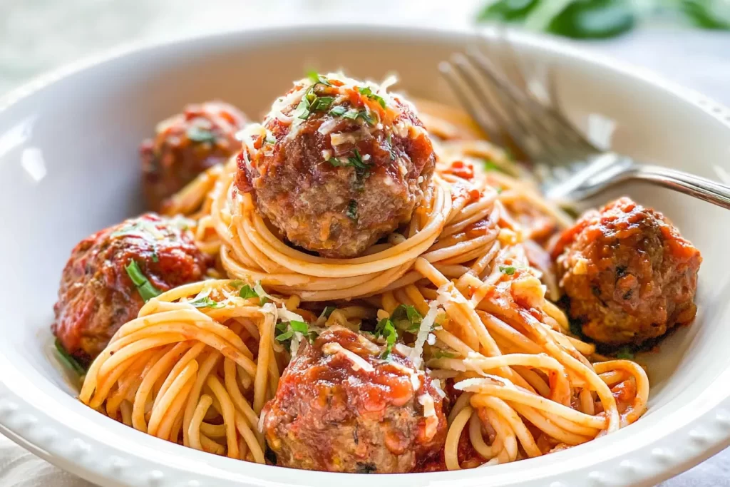 Spaghetti and Meatballs Delight