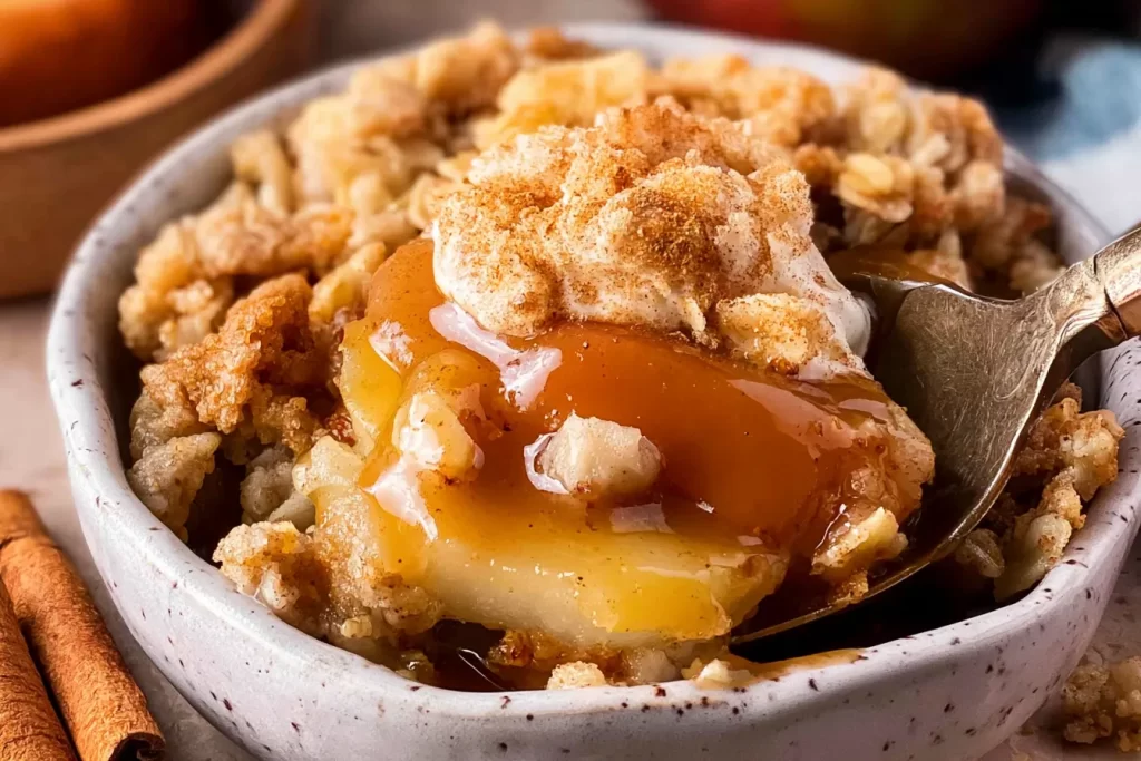 Delicious Spiced Pear Crisp Fresh from the Oven