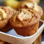 Homemade Spiced Pear Muffins Fresh Out of the Oven