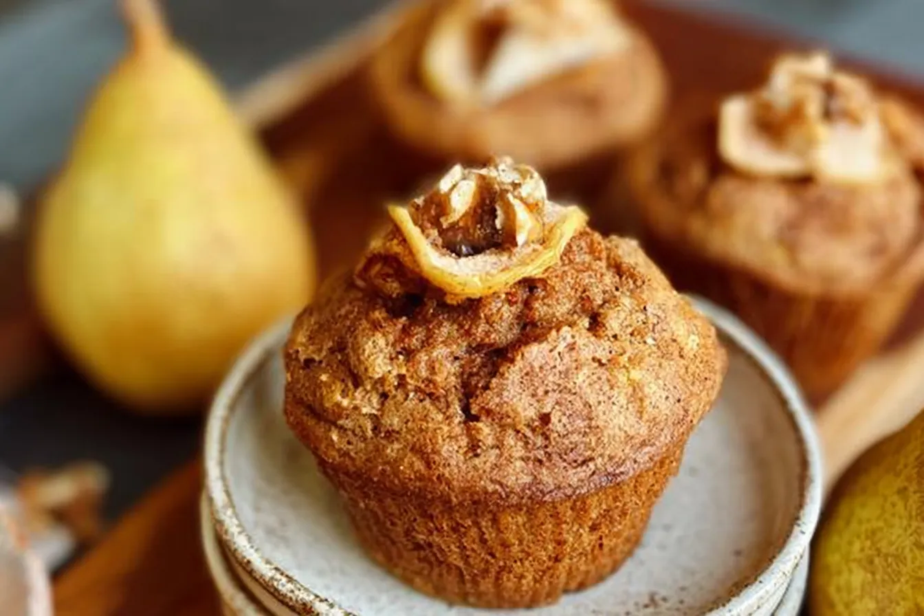 Spiced Pear Muffins