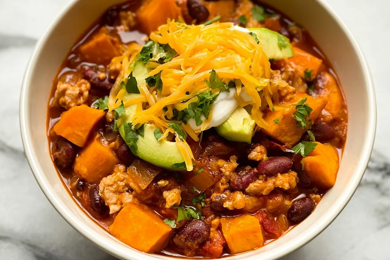 Turkey and Sweet Potato Chili