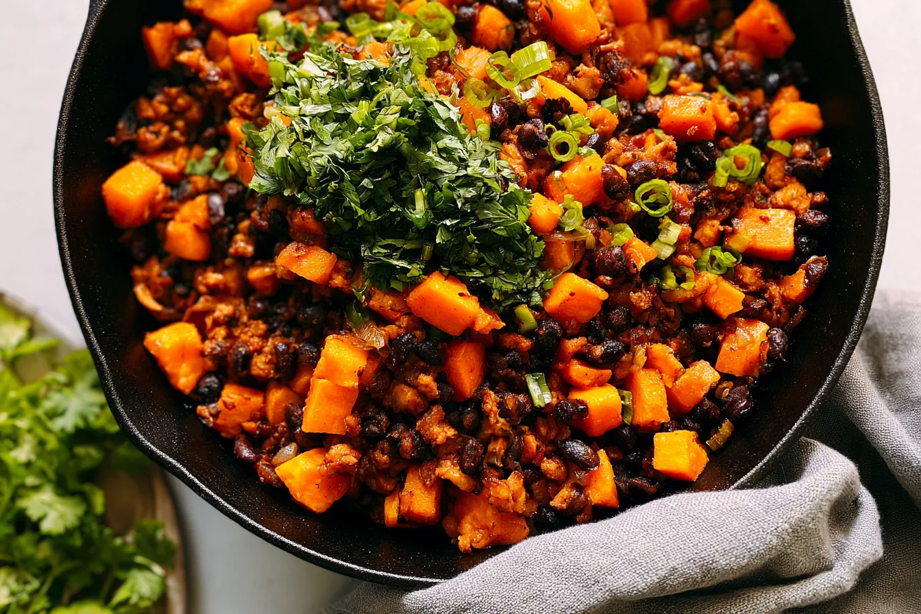 Turkey and Sweet Potato Skillet